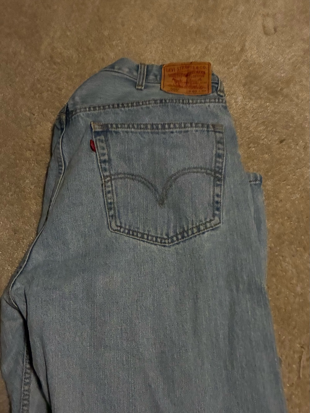 Levi's Men's Light Blue Denim Jeans